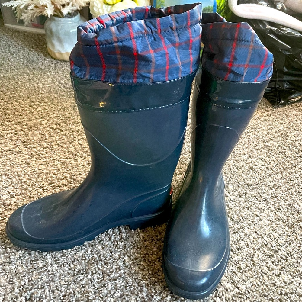 Tommy Hilfiger Navy Rain Boots